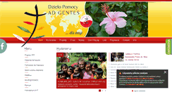 Desktop Screenshot of adgentes.misje.pl