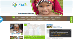 Desktop Screenshot of misje.pl